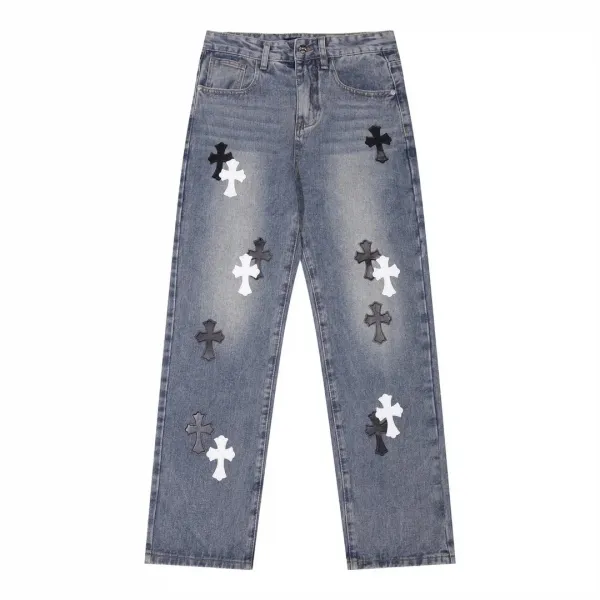 Loewe Love Patch Light Wash Jeans - 10