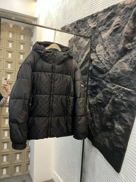 Louis Vuitton x Yohji Yamamoto Monogram Down Jacket Black - 1
