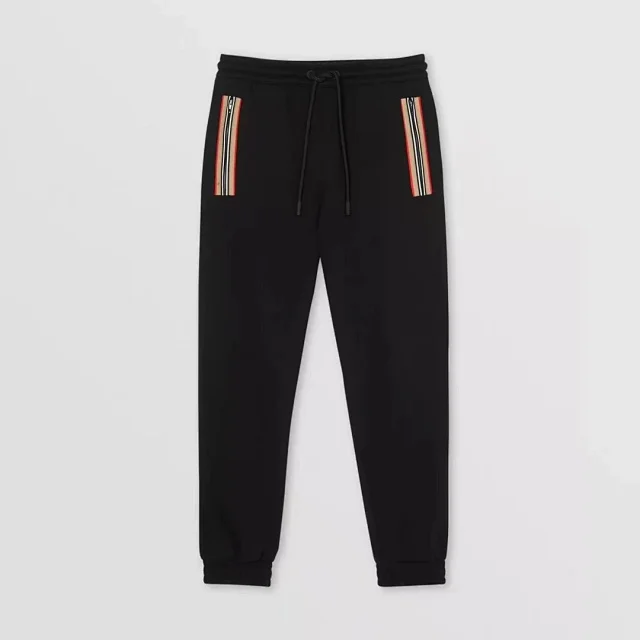 Burberry Tracksuits Striped zip-front hooded sweatshirt and joggers set product detail image 10