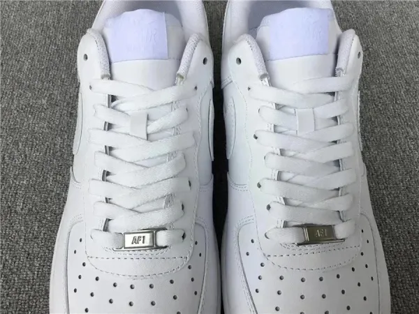 Nike Air Force 1 Low 'Sun' White Sneakers - 5