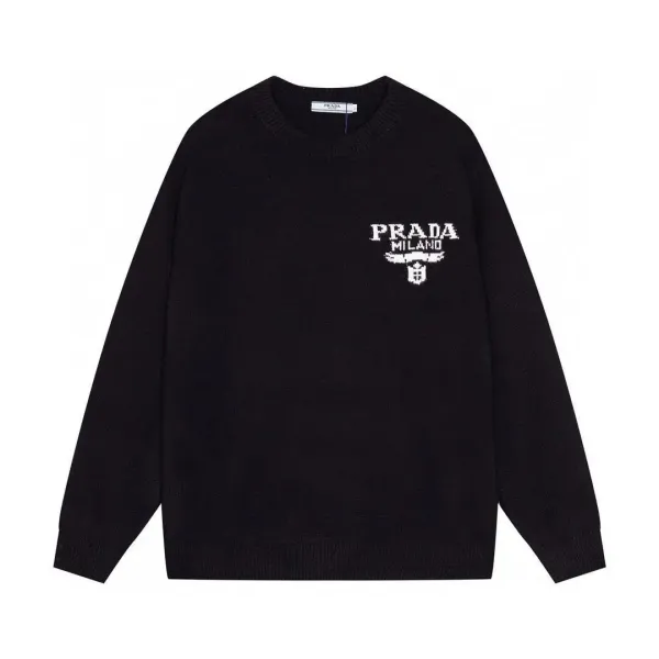 Givenchy Logo Knit Sweater Black - 10