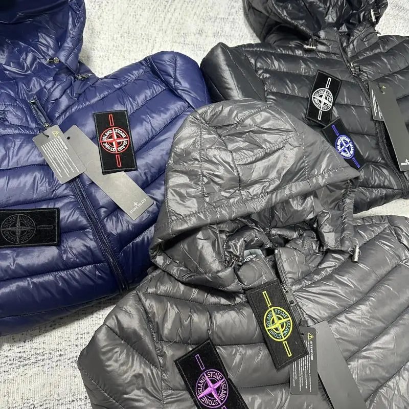 Stone Island Ghost Down Vest Beige Outerwear - 11