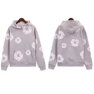 Dior Oblique Floral Print Hoodie Sweatpants Denim Jacket Jeans Shorts Set - 16