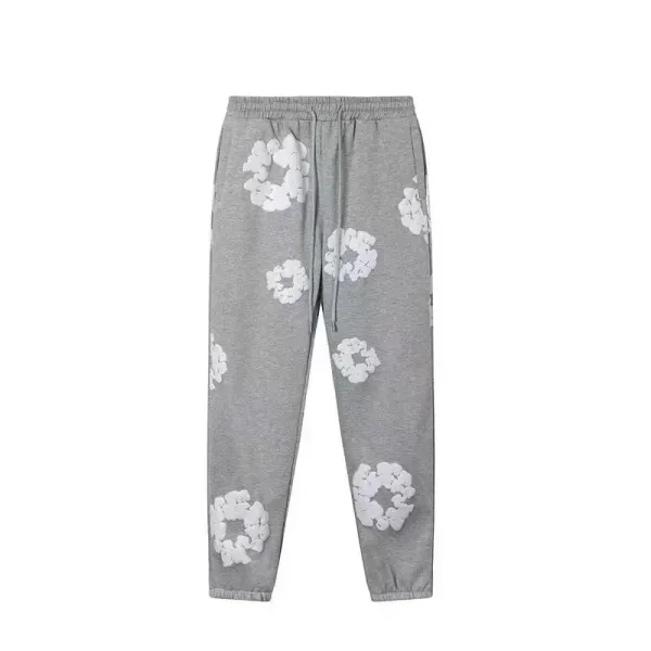 Dior Oblique Floral Print Hoodie Sweatpants Denim Jacket Jeans Shorts Set - 26