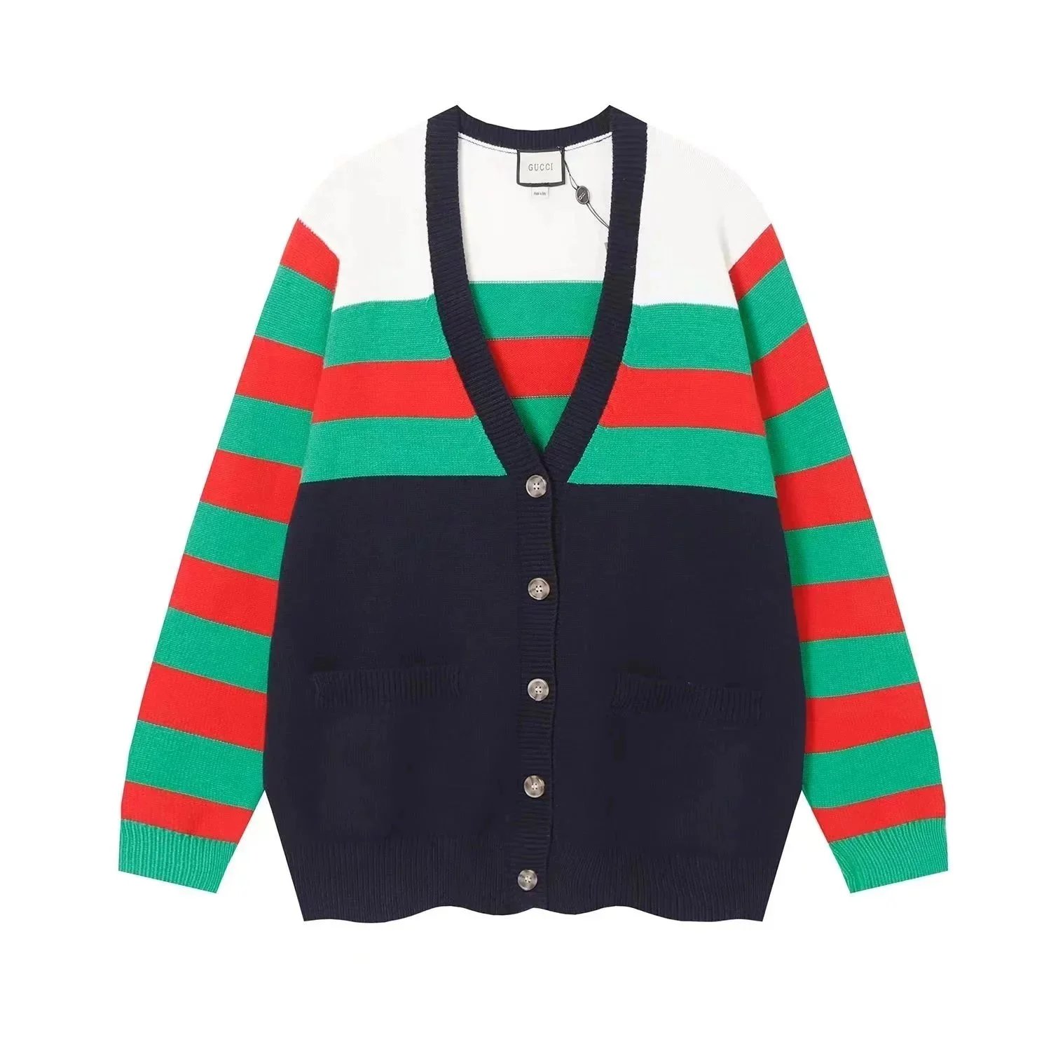 Gucci Knitwear Logo Knit Sweaters and Cardigans — 12