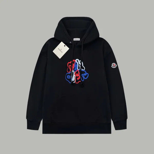 Moncler Genius Graphic Hoodie Black - 1