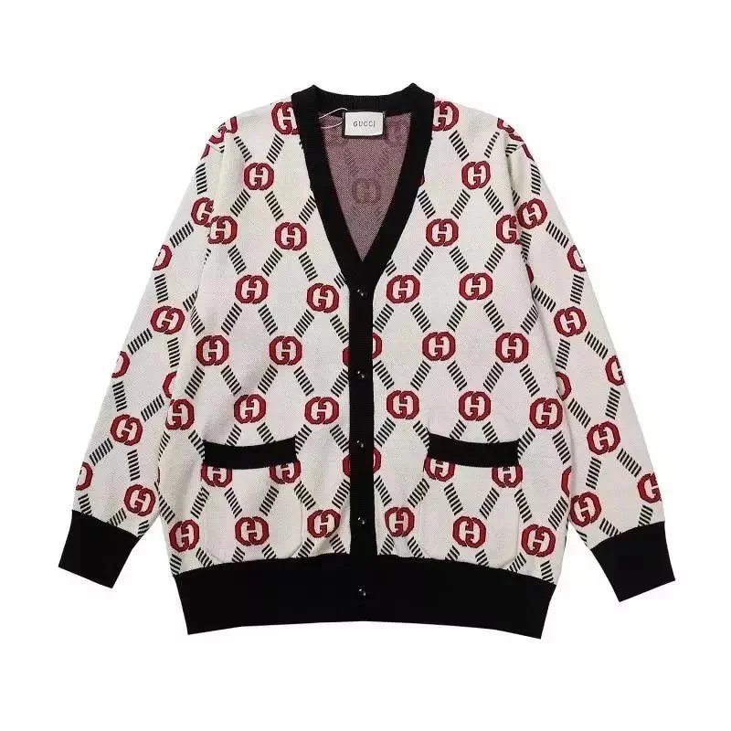 Gucci Knitwear Logo Knit Sweaters and Cardigans — 06