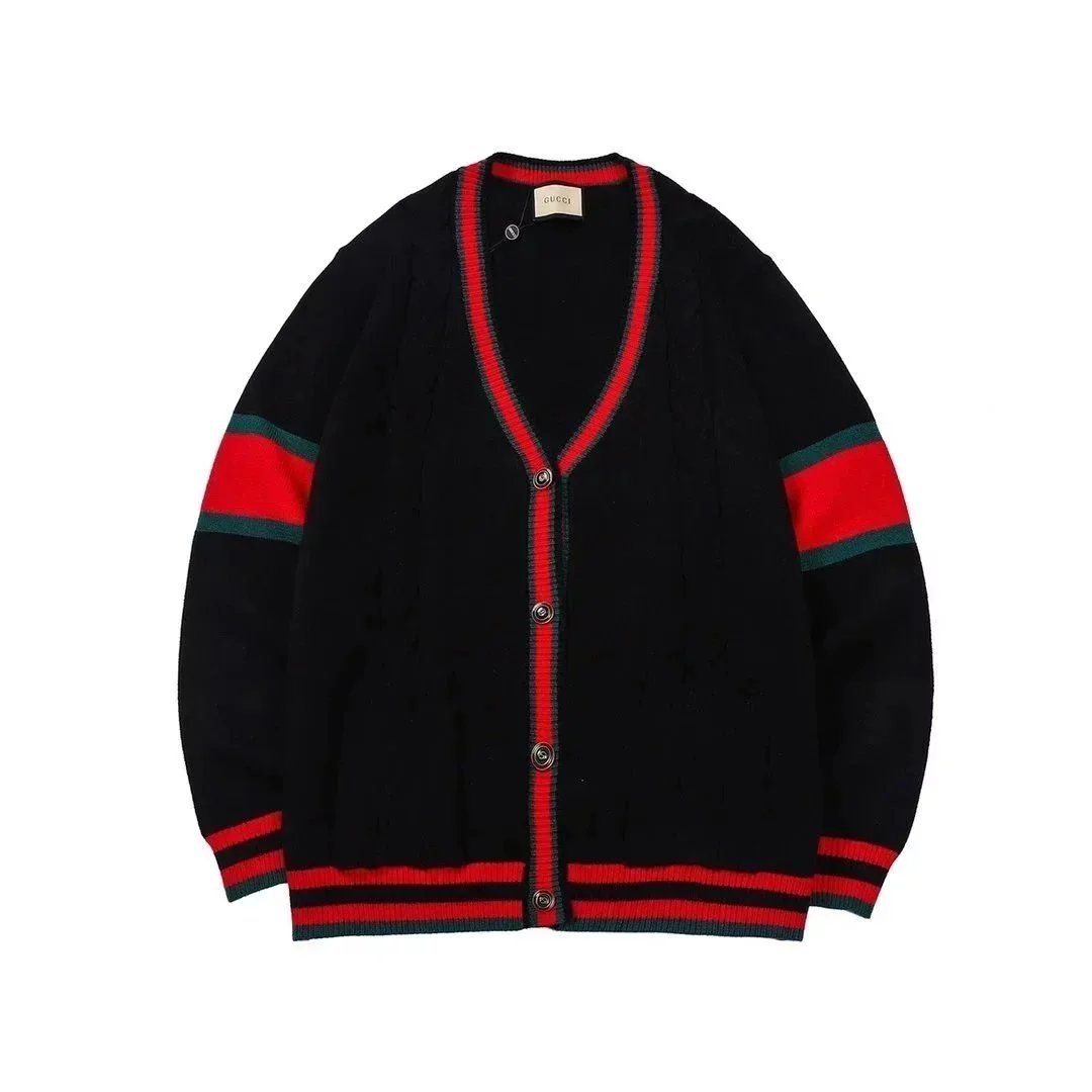 Gucci Knitwear Logo Knit Sweaters and Cardigans — 07