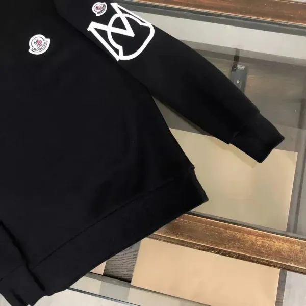 Moncler Striped Knit Sweater Black - 5