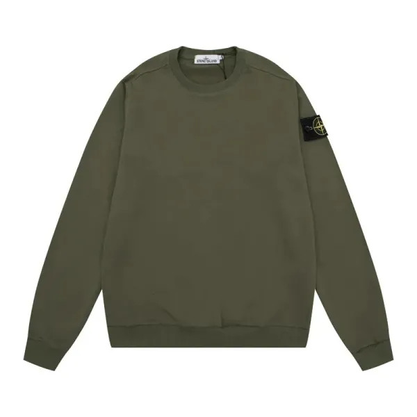 Stone Island White Crewneck Sweater - 9