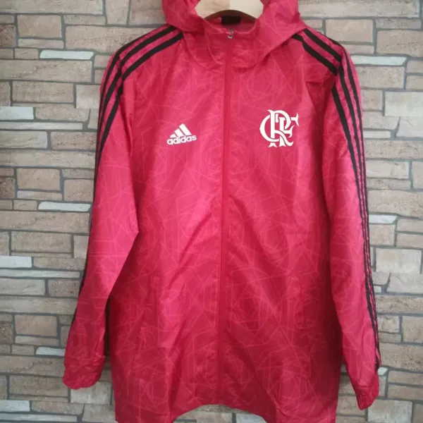 Adidas Flamengo Windbreaker Red Outerwear - 1