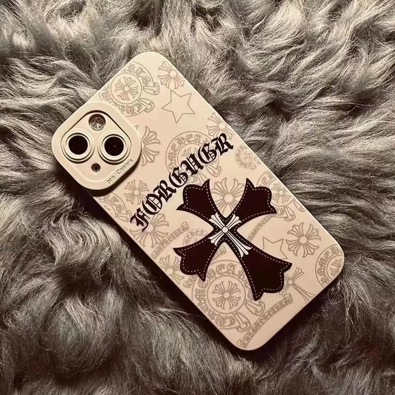 Prada Triangle Logo Orange Phone Case for iPhone - 4