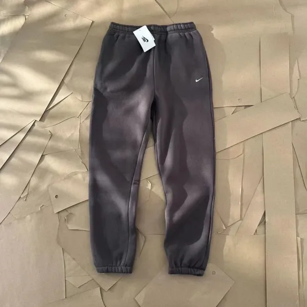 Nike Classic Fleece Joggers Dark Gray Sweatpants - 1
