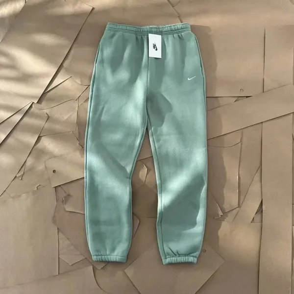 Nike Classic Fleece Joggers Mint Green Sweatpants - 1