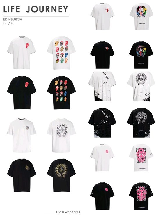 U Fashion Trend Short Sleeve T-Shirt - 013