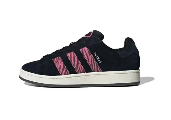 Adidas Campus Zebra Pink Black Sneakers - 1