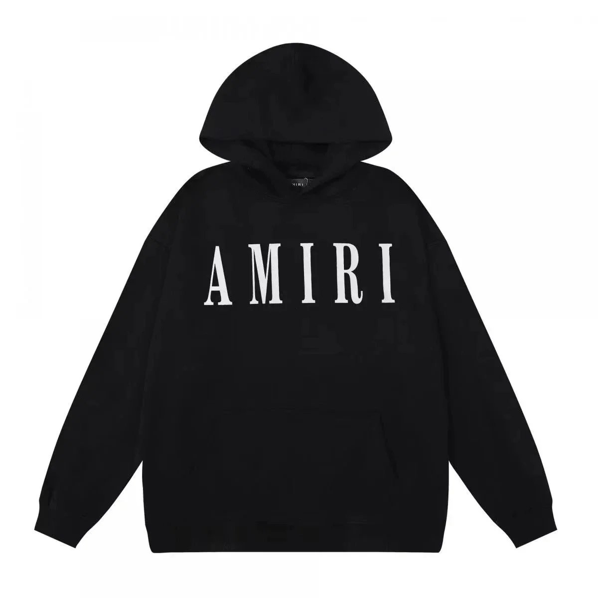 Amiri Logo Embroidered Beige Hoodie - 4