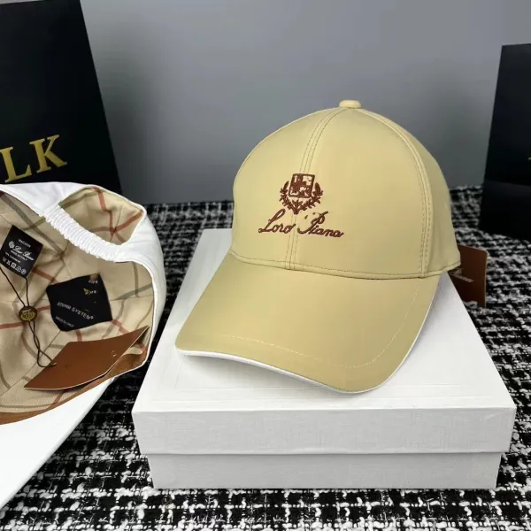 Loewe Baseball Cap White Embroidered Logo Hat - 11