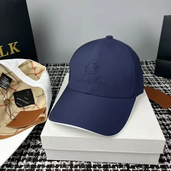 Loewe Baseball Cap White Embroidered Logo Hat - 14