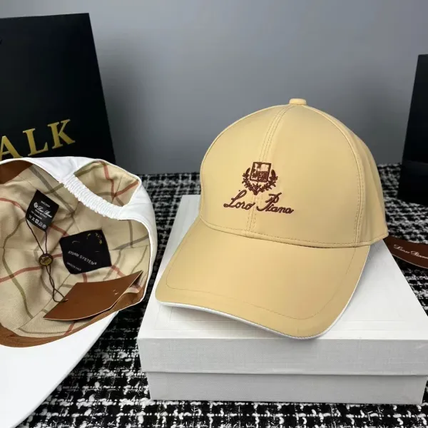 Loewe Baseball Cap White Embroidered Logo Hat - 5
