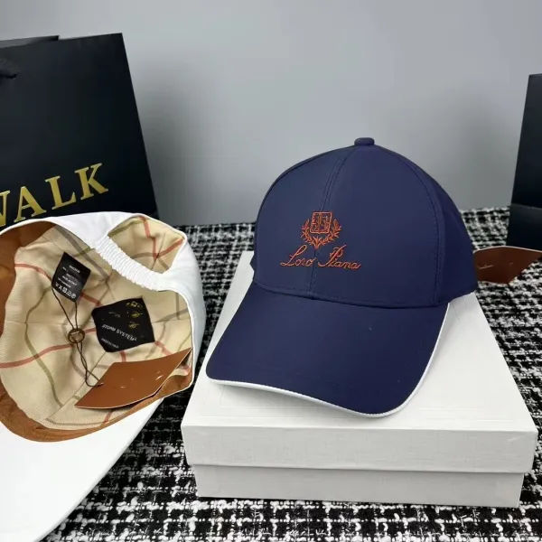 Loewe Baseball Cap White Embroidered Logo Hat - 13