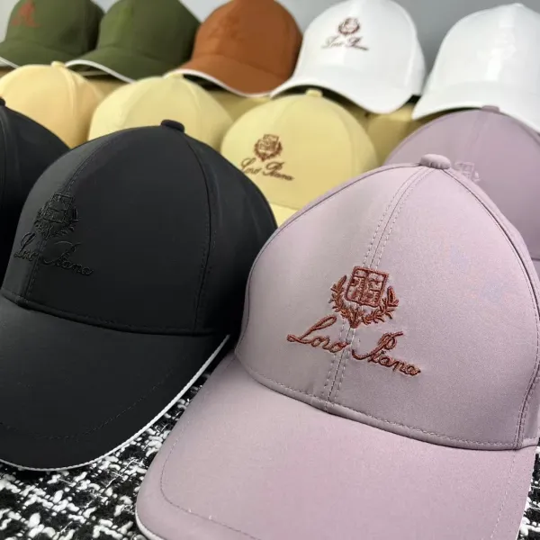 Loewe Baseball Cap White Embroidered Logo Hat - 18