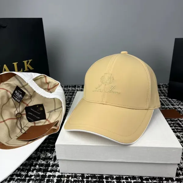 Loewe Baseball Cap White Embroidered Logo Hat - 6