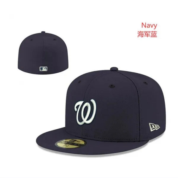 New Era Washington Nationals On-Field 59FIFTY Navy Baseball Cap - 1