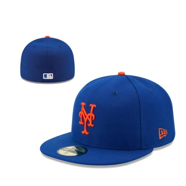 New Era MLB New York Mets 59FIFTY Fitted Cap Royal Blue Baseball Cap - 1