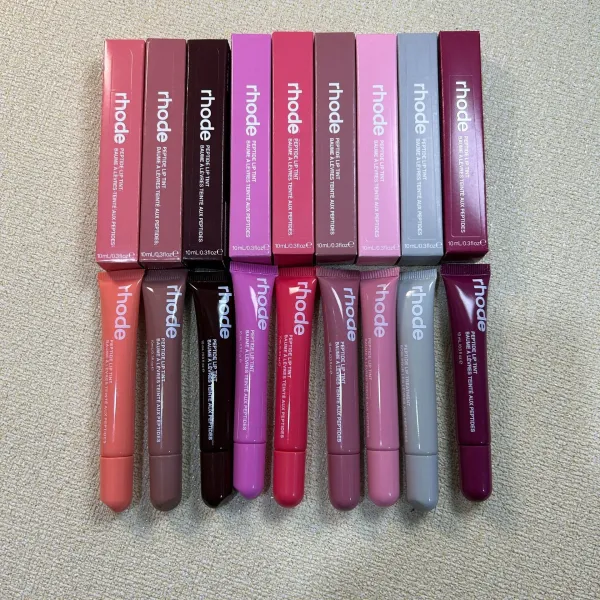 Rhode Peptide Lip Tint in Pink + Lip Case Phone Accessory - 20