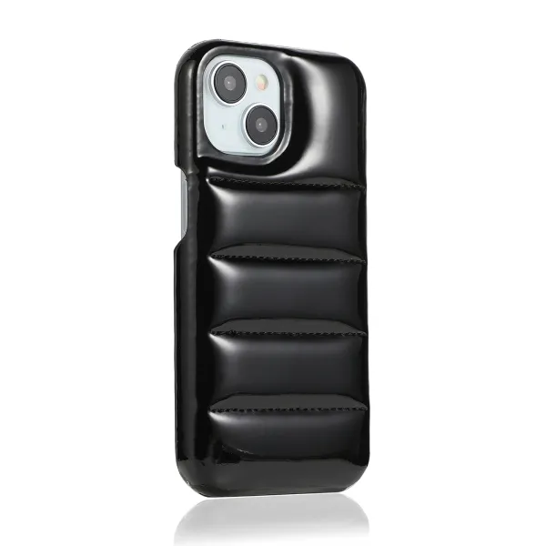 Silver Quilted Metallic Phone Case - 19