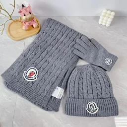 thumbnail for A hat, scarf, gloves, and a warm three-piece set