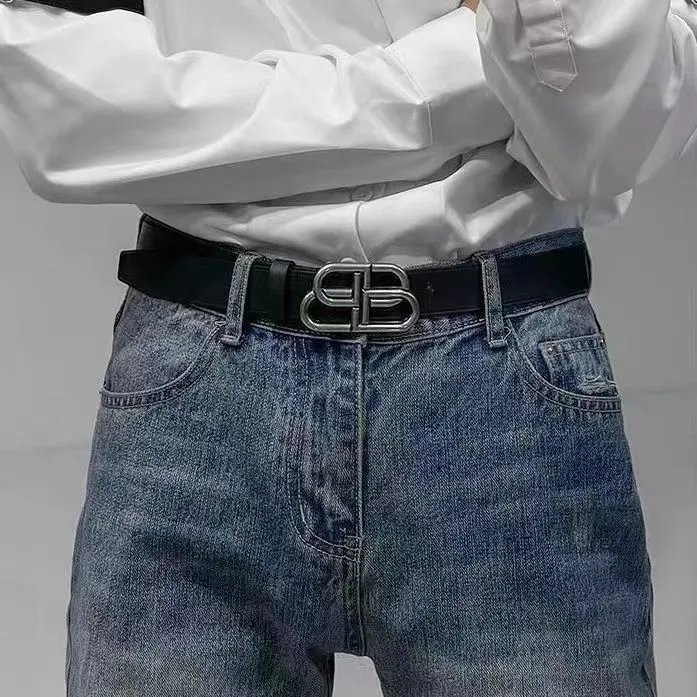 Balenciaga Triple S Belt Black Leather - 5
