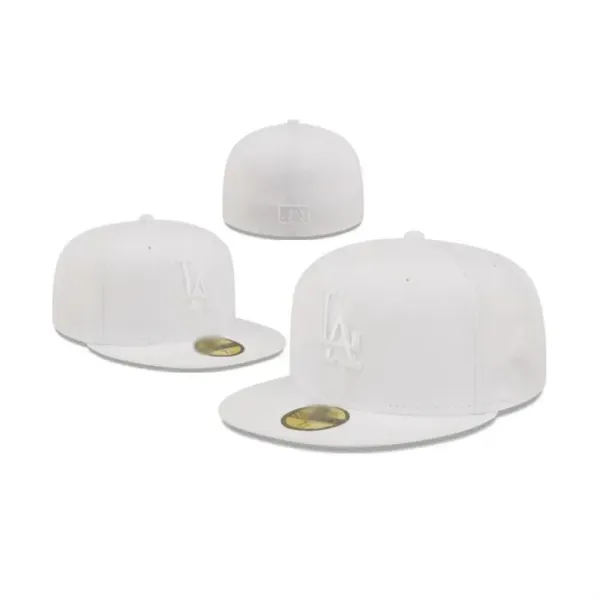 New Era MLB Los Angeles Dodgers 59FIFTY White/Red Baseball Cap - 21