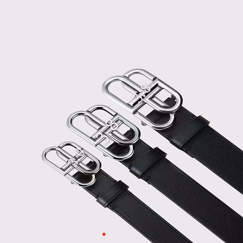 Balenciaga Triple S Belt Black Leather - 15