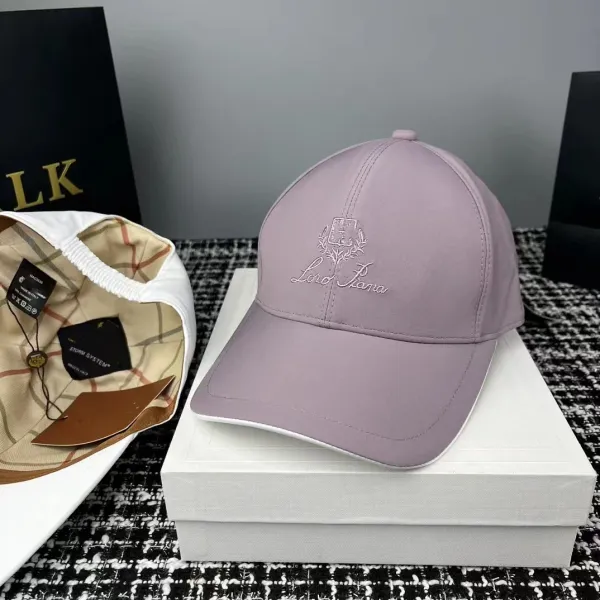 Loewe Baseball Cap White Embroidered Logo Hat - 8