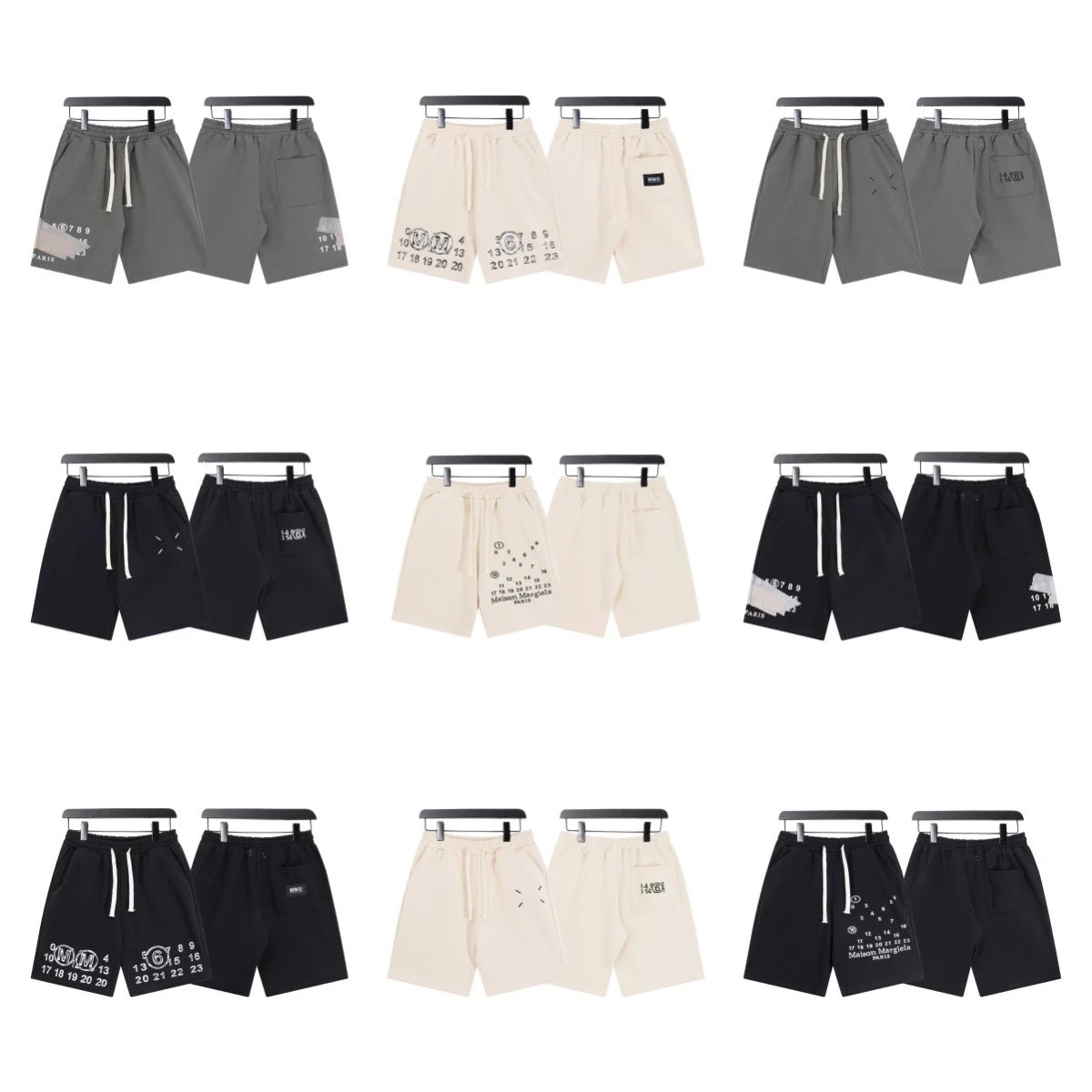 High-Quality Maison Margiela MM6 Number Print Unisex Collection In Stock