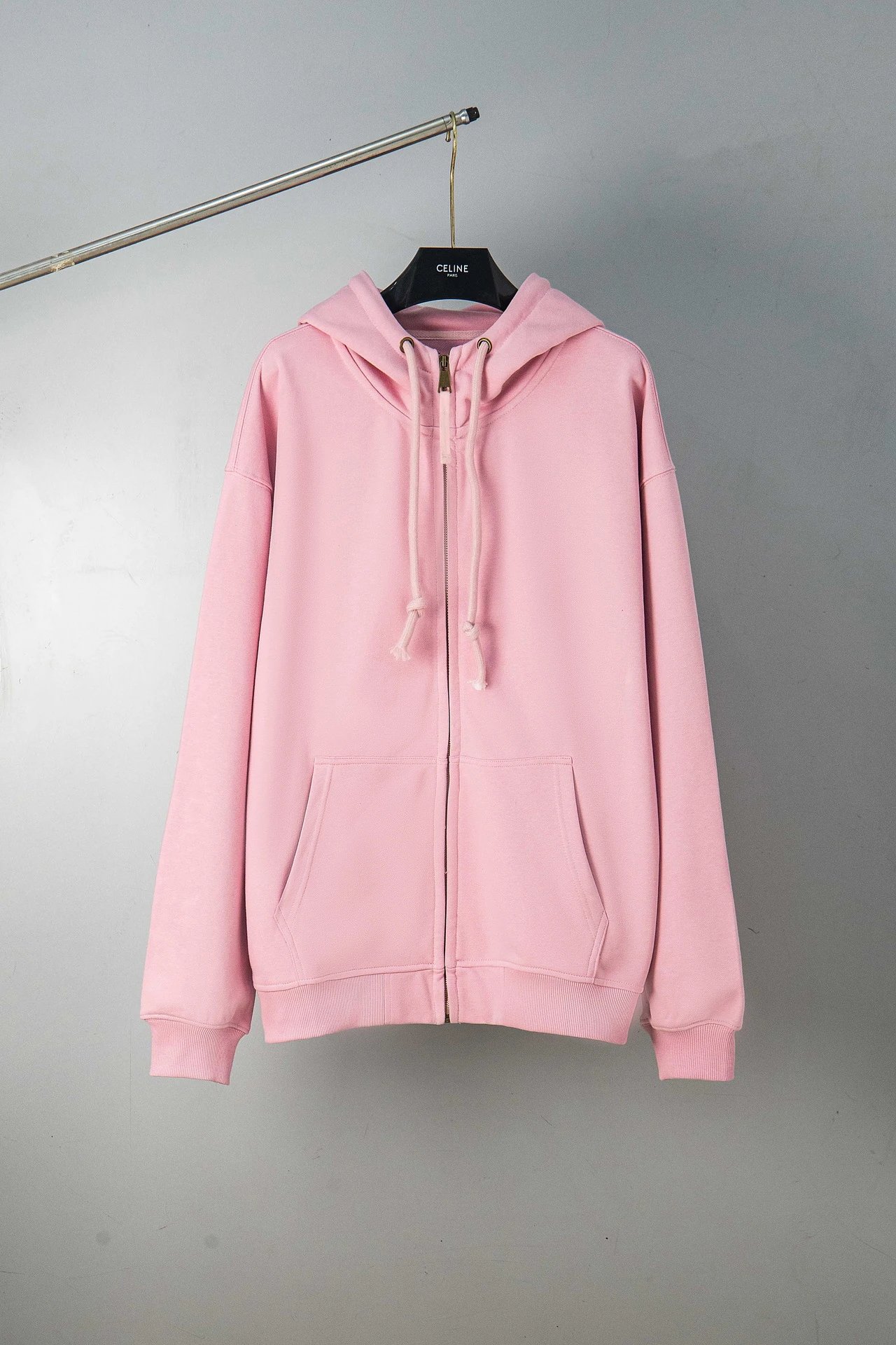 Celine Hoodie Zip-Up Pink