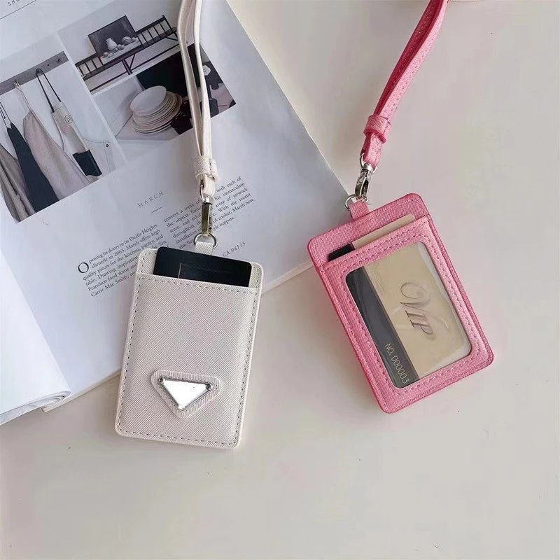 DAL4大牌卡包插卡工作证卡夹挂绳挂脖卡包证件包学生证皮夹男女适用