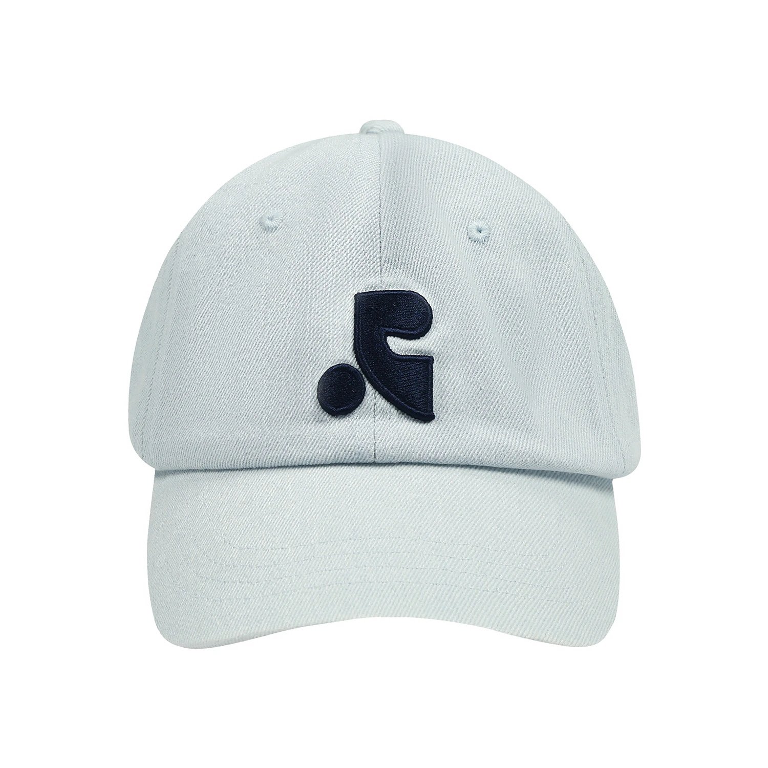 GRA Logo Embroidered Dad Hat Light Gray Baseball Cap - 4