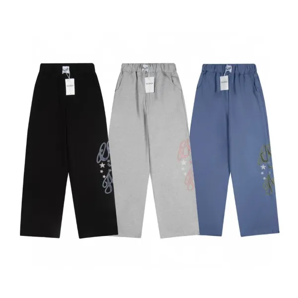 Gallery Dept. Embroidered Script Sweatpants Black - 3