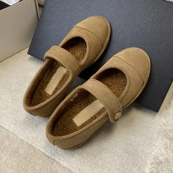 Gucci Horsebit Loafer Slippers Black Faux Suede Shearling-Trimmed Slip-Ons - 5