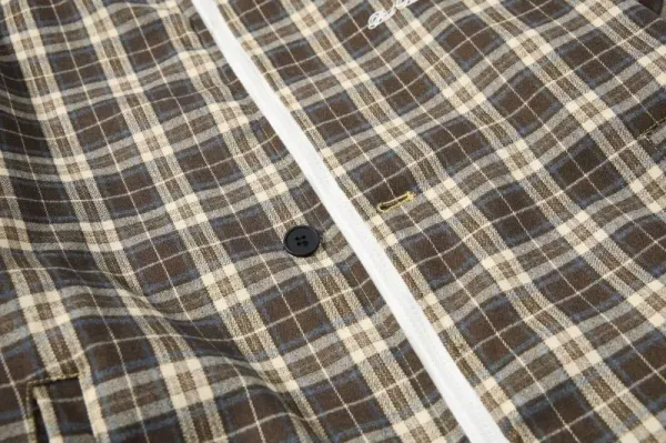 GRA Windbreaker Jacket in Yellow and Plaid - 39