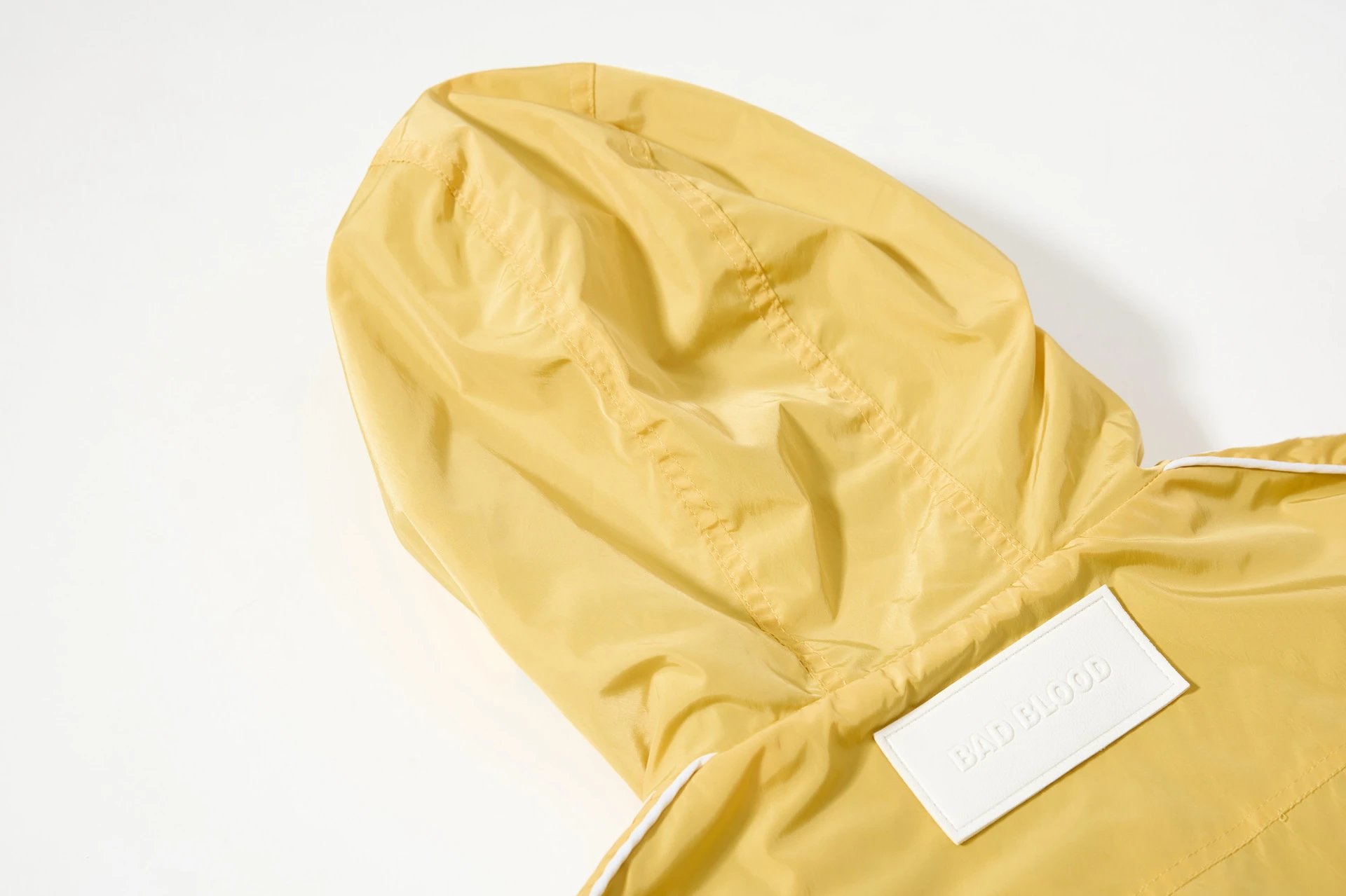 GRA Windbreaker Jacket in Yellow and Plaid - 31