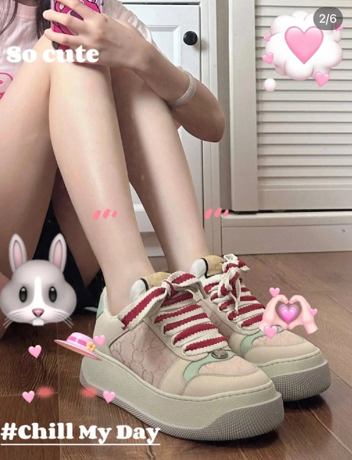 Off-White Diagonal Arrow Platform Sneakers Beige Brown White Sneakers - 7