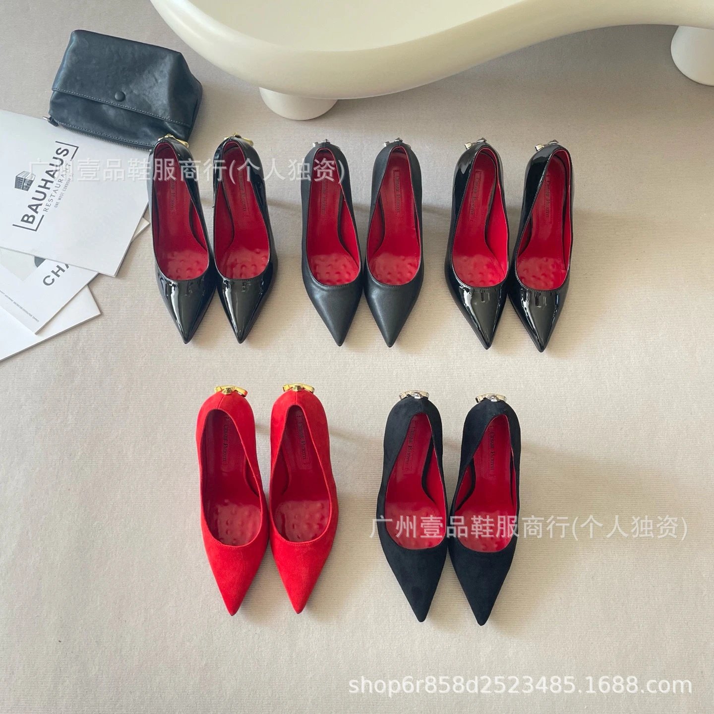 Unbranded High Heels Pointed-Toe Stiletto Pumps with Metal Sword Heel image 2