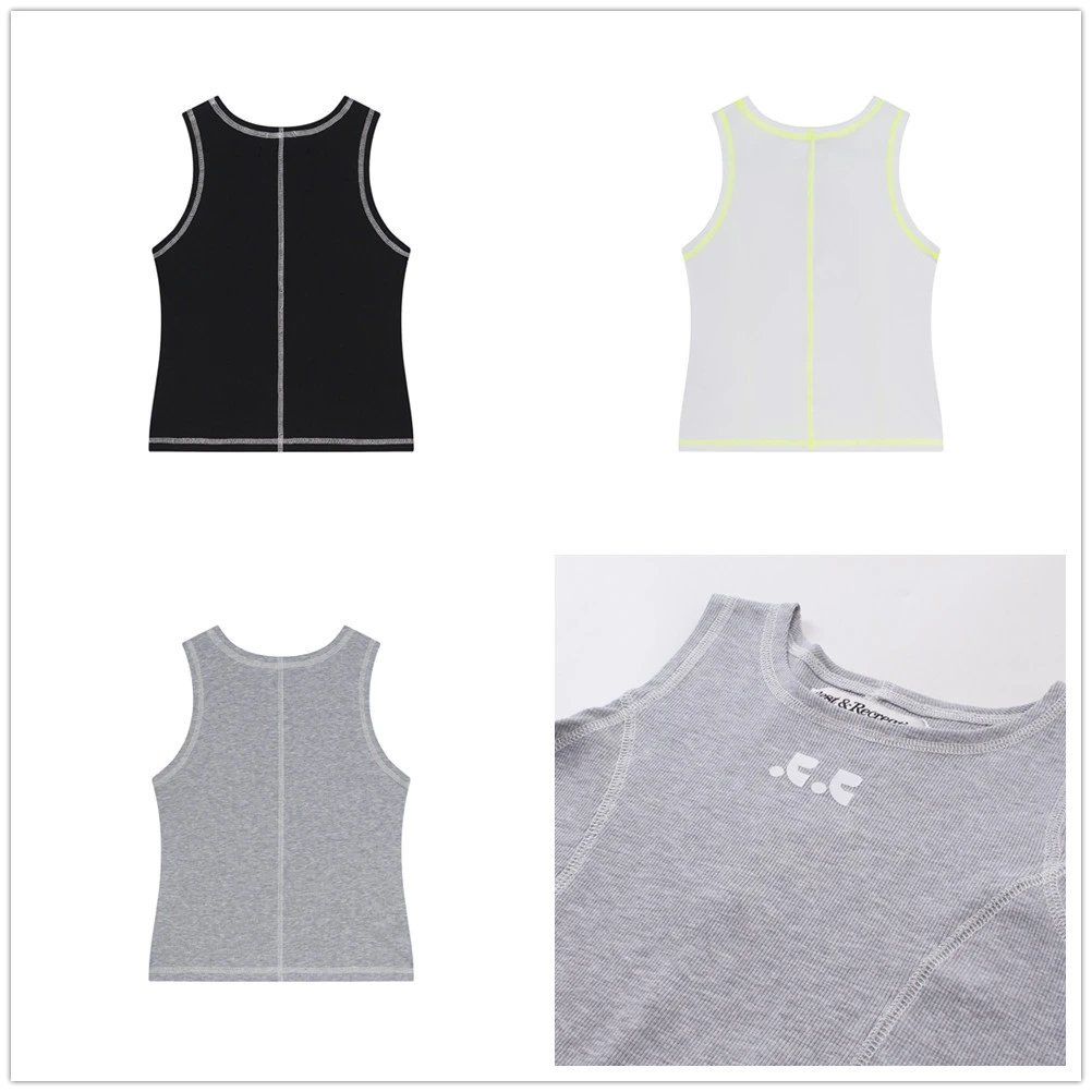 Rest & Recreation Ribbed Crop Tank Top Pink - 34