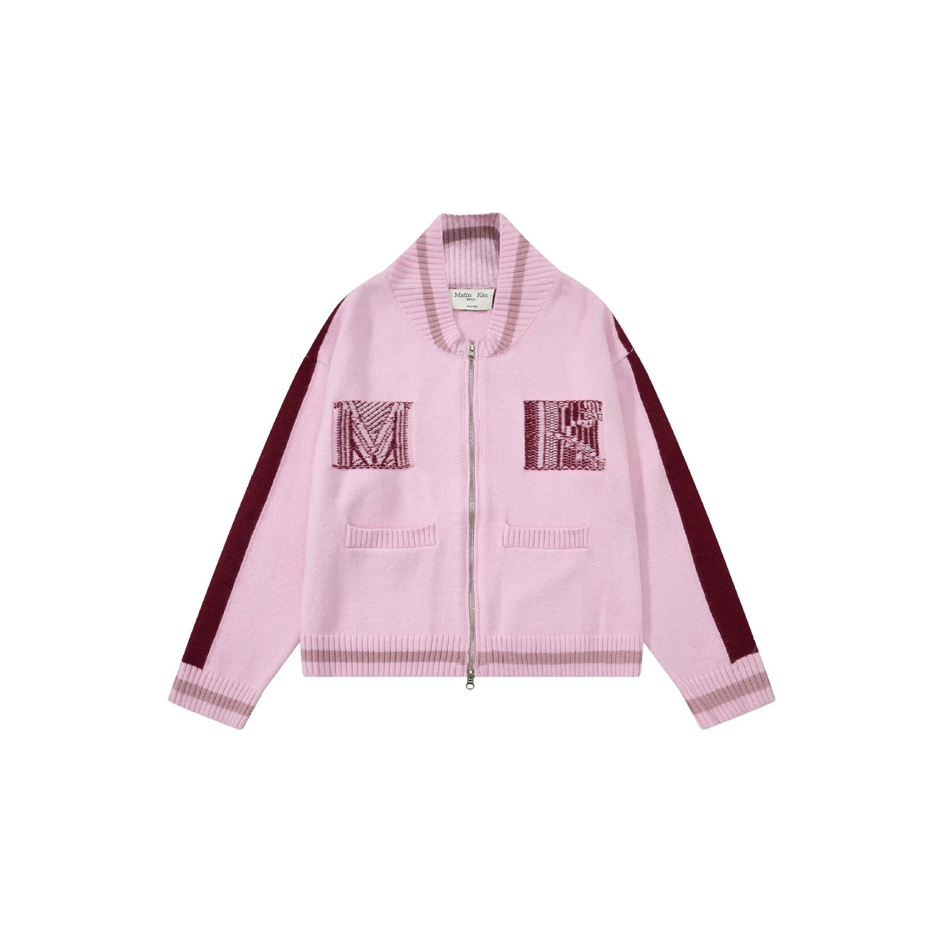 MMY Knit Track Jacket Black/White - 8