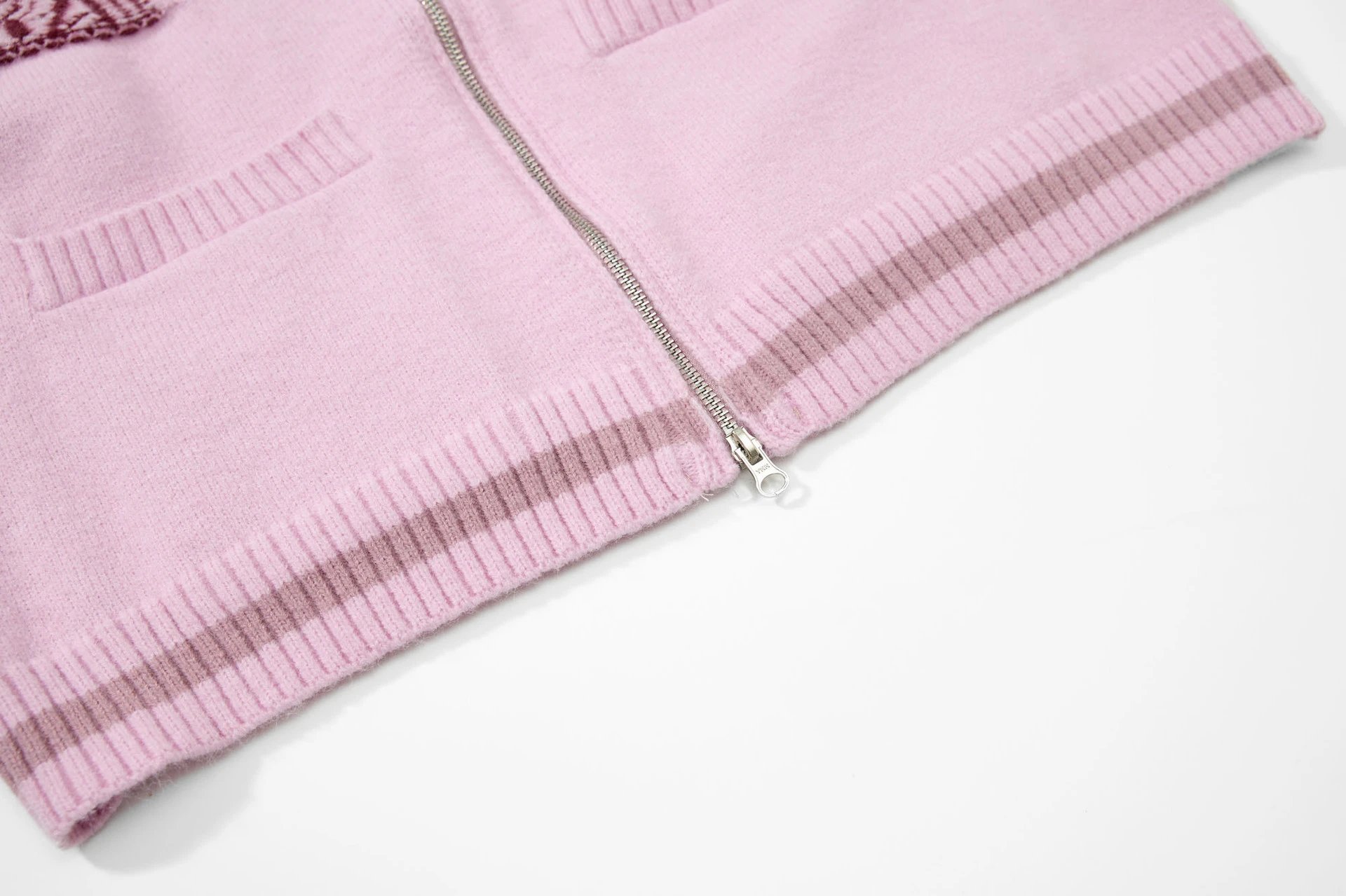 MMY Knit Track Jacket Black/White - 21