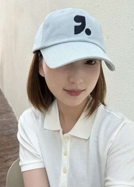 GRA Logo Embroidered Dad Hat Light Gray Baseball Cap - 23
